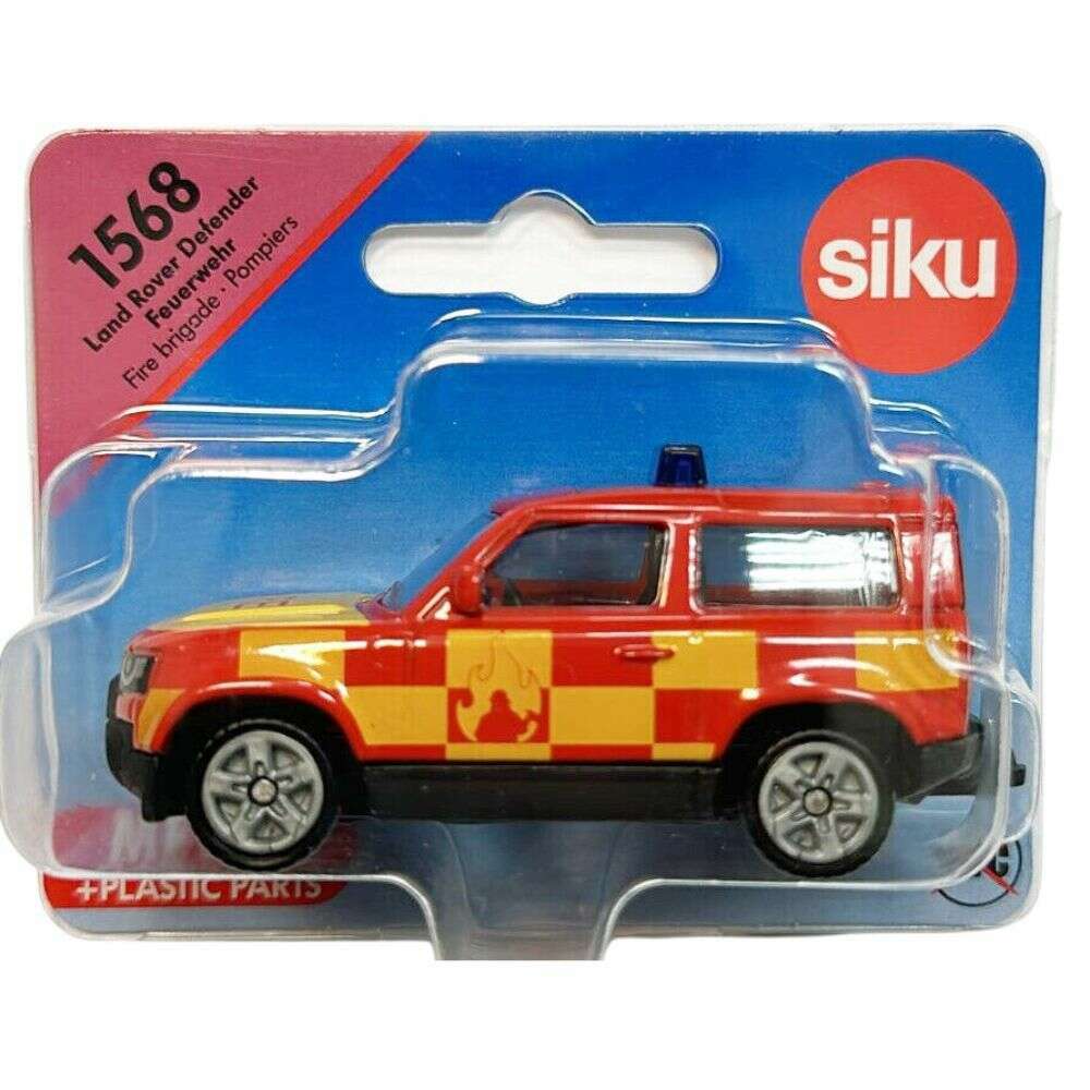 Toys N Tuck:Siku 1568 Fire Brigade Land Rover Defender,Siku