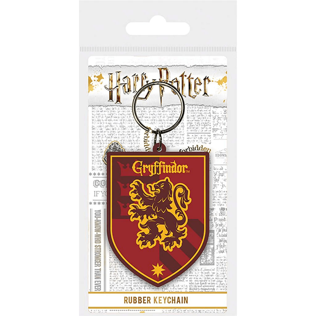 Toys N Tuck:Rubber Keychain - Harry Potter (Classic Crest Gryffindor),Pyramid International