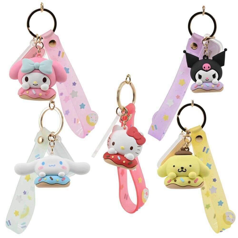 Toys N Tuck:Hello Kitty Donut Series Keyring,Hello Kitty