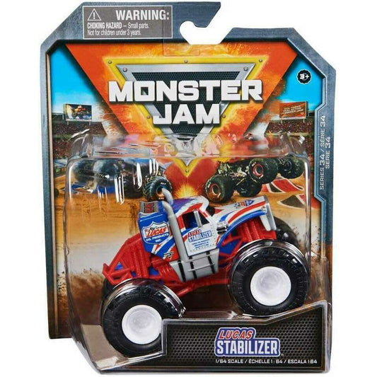 Toys N Tuck:Monster Jam 1:64 Series 34 Lucas Stabilizer,Monster Jam