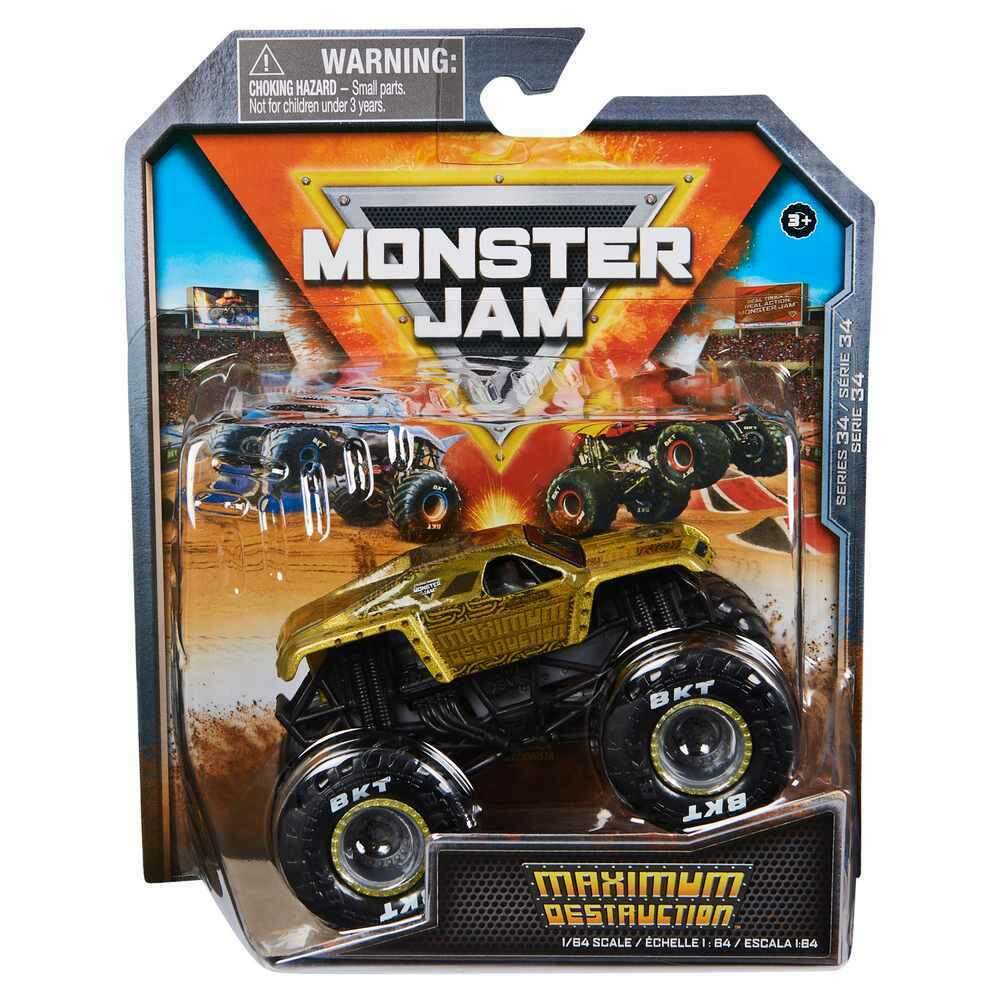 Toys N Tuck:Monster Jam 1:64 Series 34 Maximum Destruction,Monster Jam