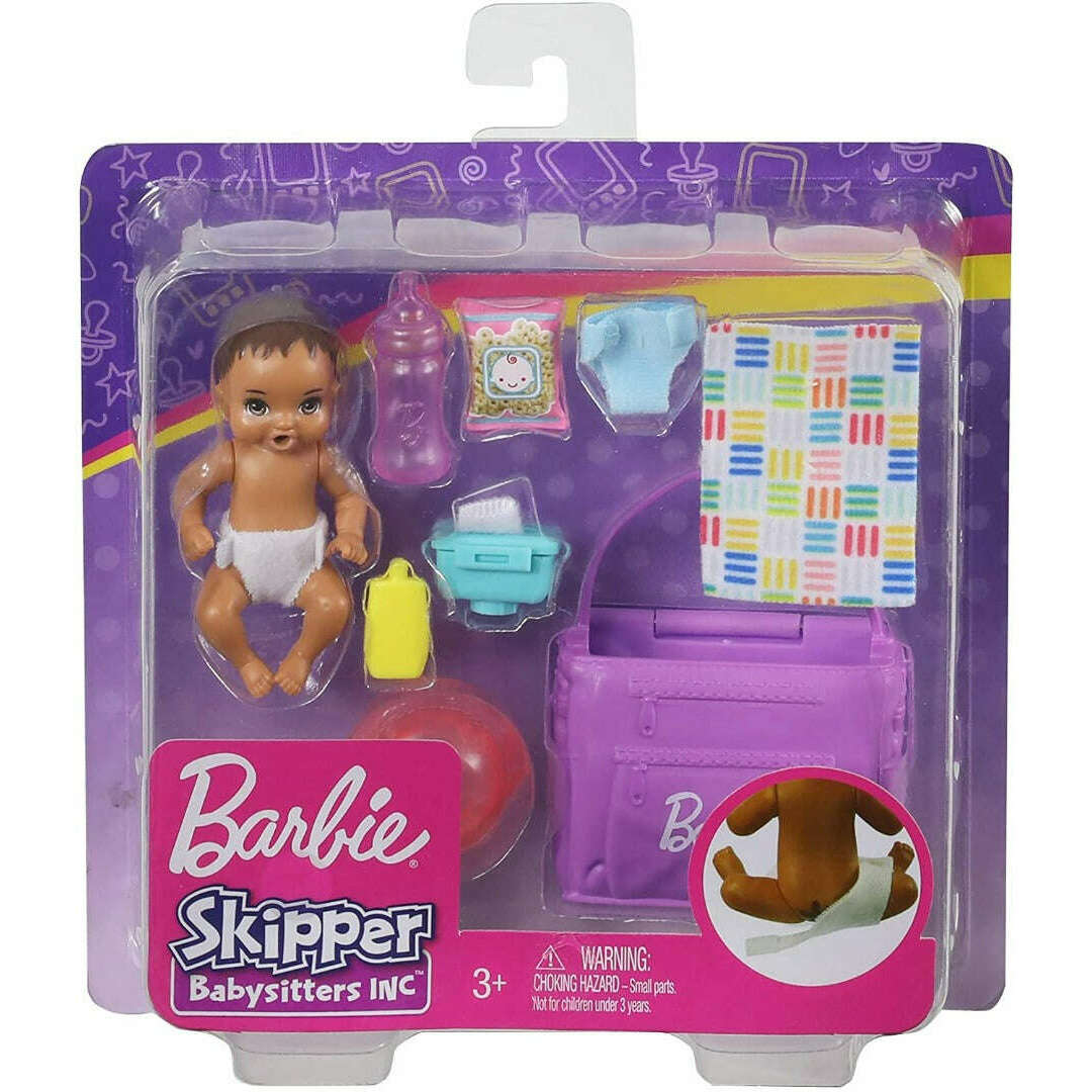 Toys N Tuck:Barbie Skipper Babysitters INC Changing Time Playset,Barbie