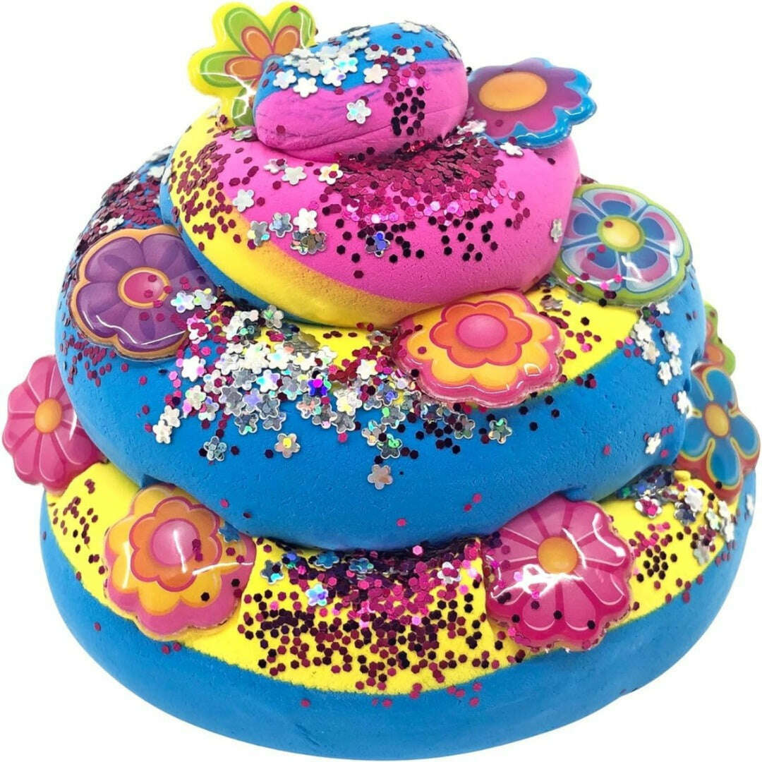 Toys N Tuck:Cra-Z-Slimy Fun Toppers - Flower Power Tie Dye Fluffy,Cra-Z-Slimy