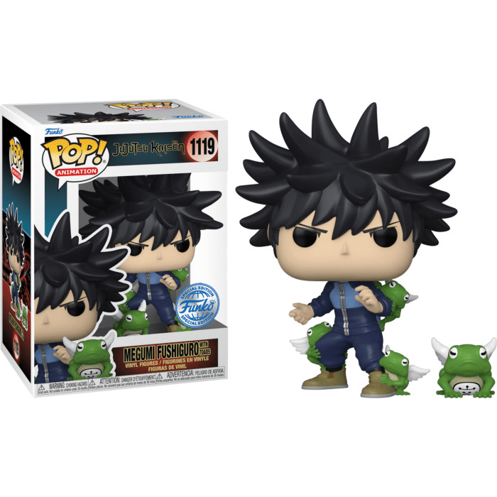 Toys N Tuck:Pop! Vinyl - Jujutsu Kaisen - Megumi Fushiguro With Toads 1119,Jujutsu Kaisen