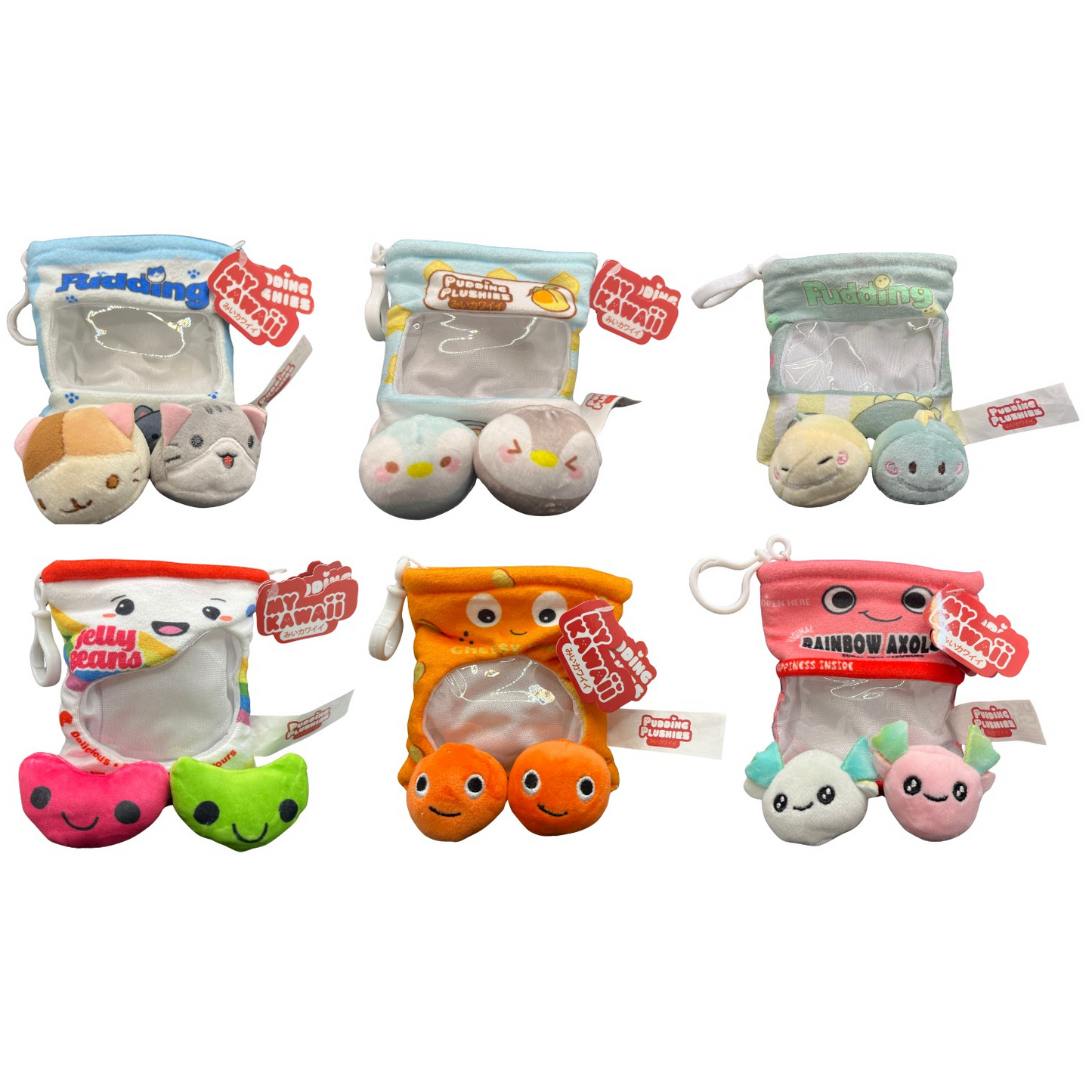 Toys N Tuck:My Kawaii Pudding Plush Clip On,My Kawaii