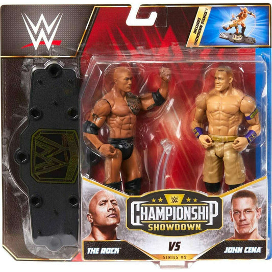Toys N Tuck:WWE Action Figure - Championship Showdown Series #9 - The Rock VS John Cena,WWE
