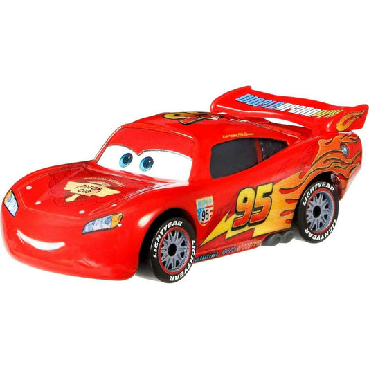 Toys N Tuck:Disney Pixar Cars 1:55 Die Cast - Lighting McQueen With Racing Wheels,Disney