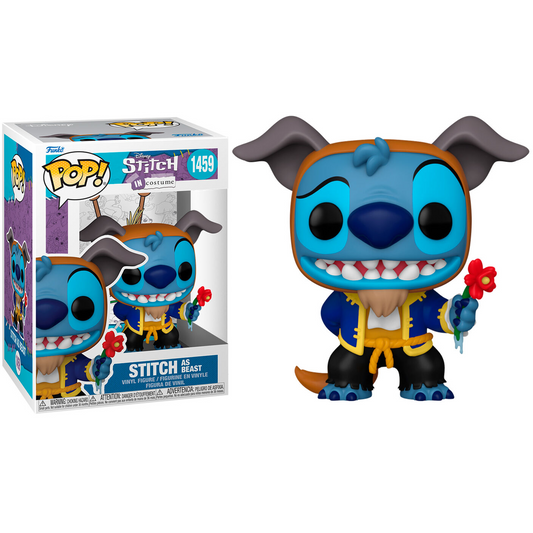 Toys N Tuck:Pop! Vinyl - Disney Stitch In Costume - Stitch As Beast 1459,Disney