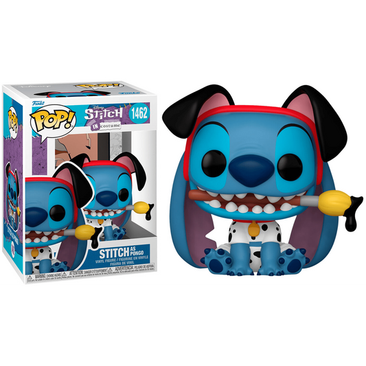 Toys N Tuck:Pop! Vinyl - Disney Stitch In Costume - Stitch As Pongo 1462,Disney