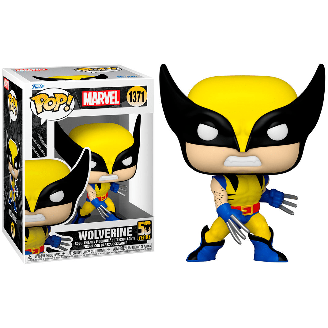 Toys N Tuck:Pop Vinyl - Marvel Wolverine 50 Years - Wolverine 1371,Marvel