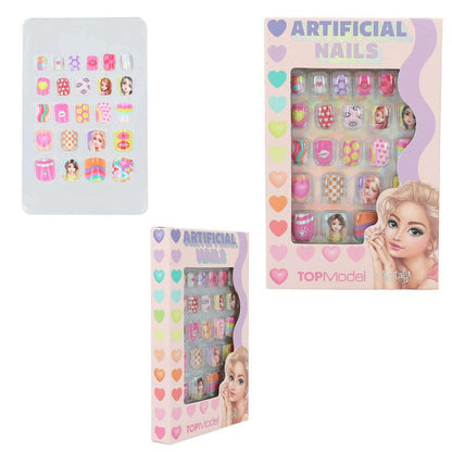 Toys N Tuck:Depesche Top Model Artificial Nails Flat Neon,Top Model