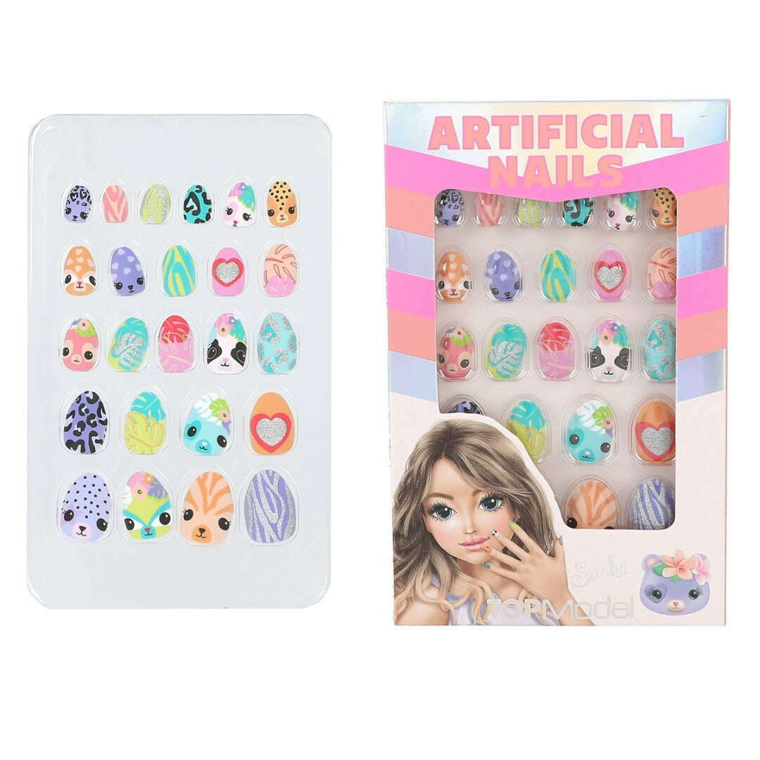 Toys N Tuck:Depesche Top Model Artificial Nails Pointed Animals,Top Model