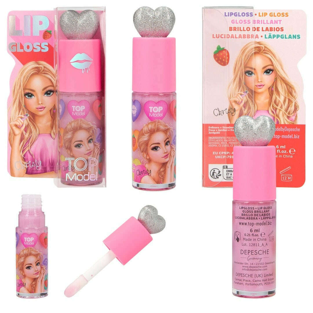 Toys N Tuck:Depesche Top Model Heart Lip Gloss,Top Model