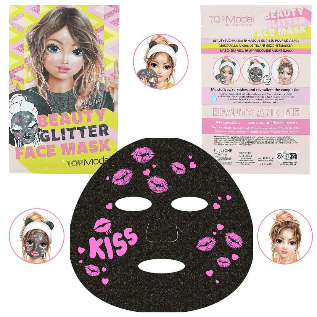 Toys N Tuck:Depesche Top Model Glitter Face Mask,Top Model