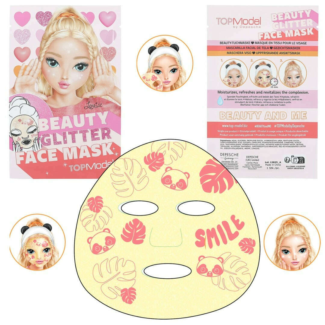 Toys N Tuck:Depesche Top Model Glitter Face Mask,Top Model