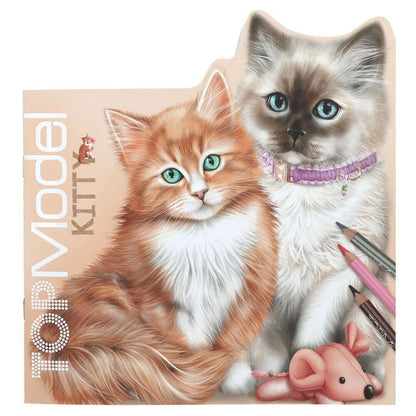 Toys N Tuck:Depesche Top Model Kitty Colouring Book,Top Model