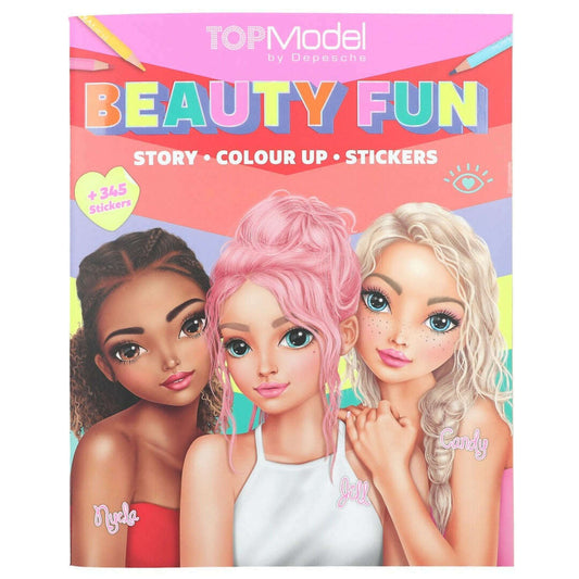 Toys N Tuck:Depesche Top Model Beauty Fun Colouring Book,Top Model