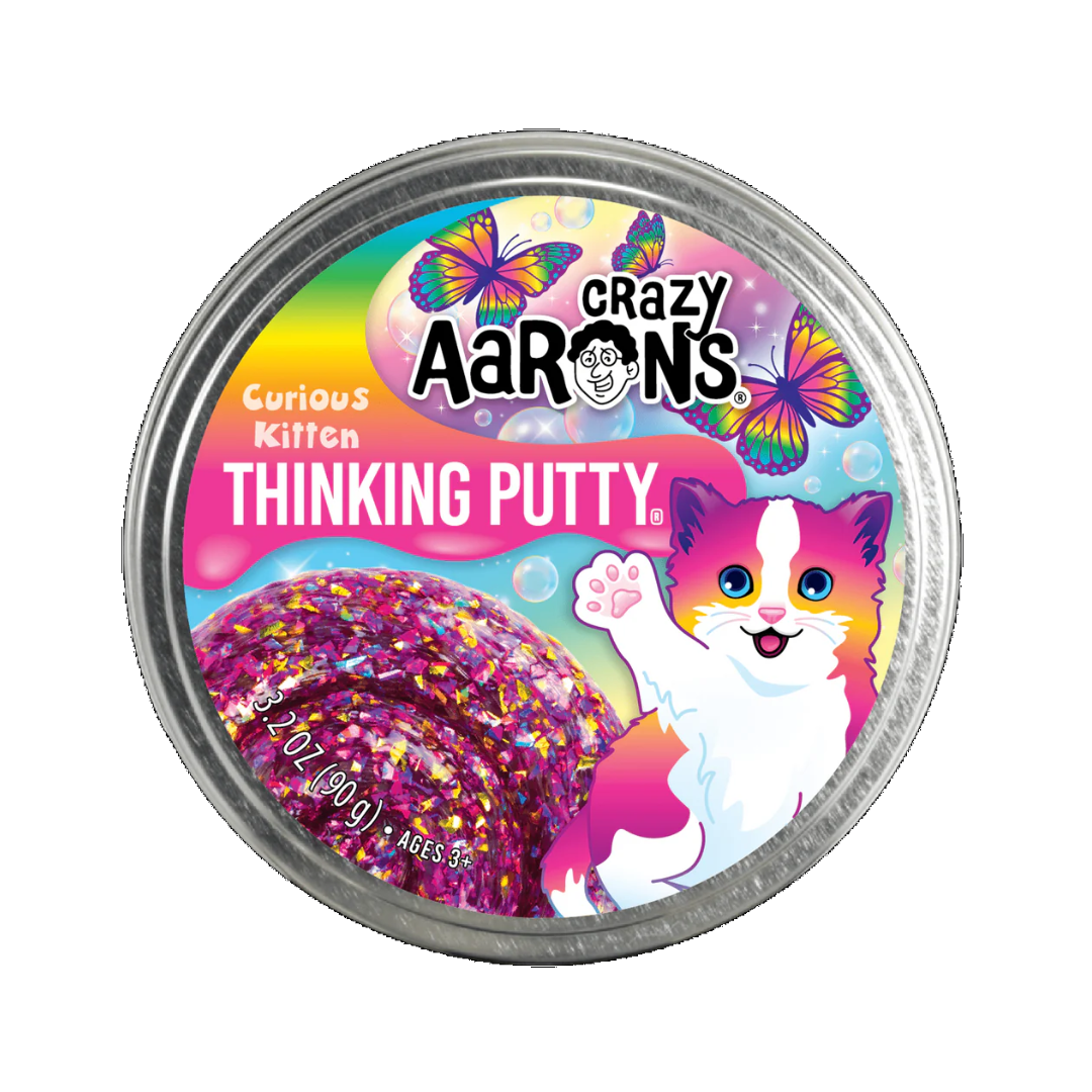 Toys N Tuck:Crazy Aaron's Thinking Putty - Putty Pets Curious Kitten,Crazy Aaron's