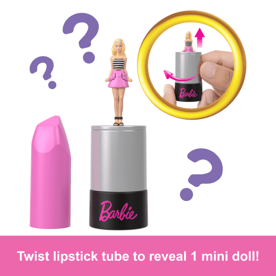 Toys N Tuck:Barbie Mini Barbieland Lipstick Tube Surprise Reveal,Barbie