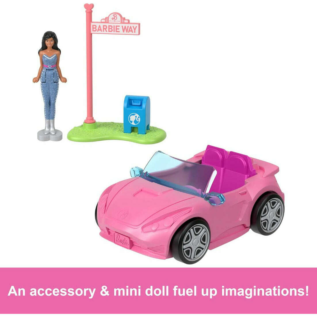 Toys N Tuck:Barbie Mini Barbieland Convertible,Barbie