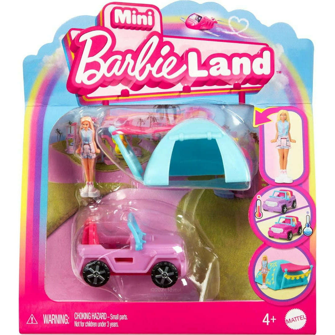 Toys N Tuck:Barbie Mini Barbieland Jeep & Tent,Barbie