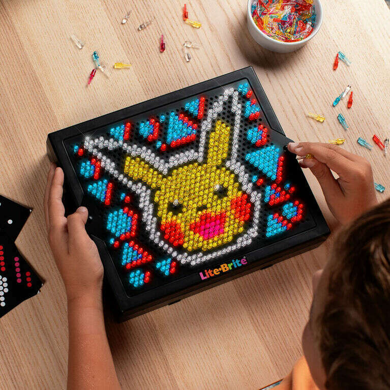 Toys N Tuck:Lite Brite Super Bright HD Pokemon,Lite Brite