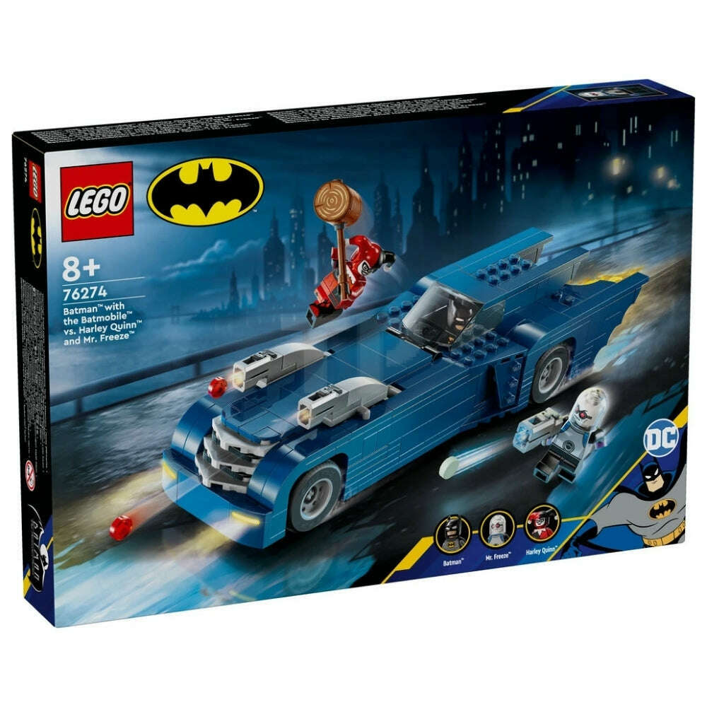 Toys N Tuck:Lego 76274 DC Batman With The Batmobile vs. Harley Quinn And Mr. Freeze,Lego DC