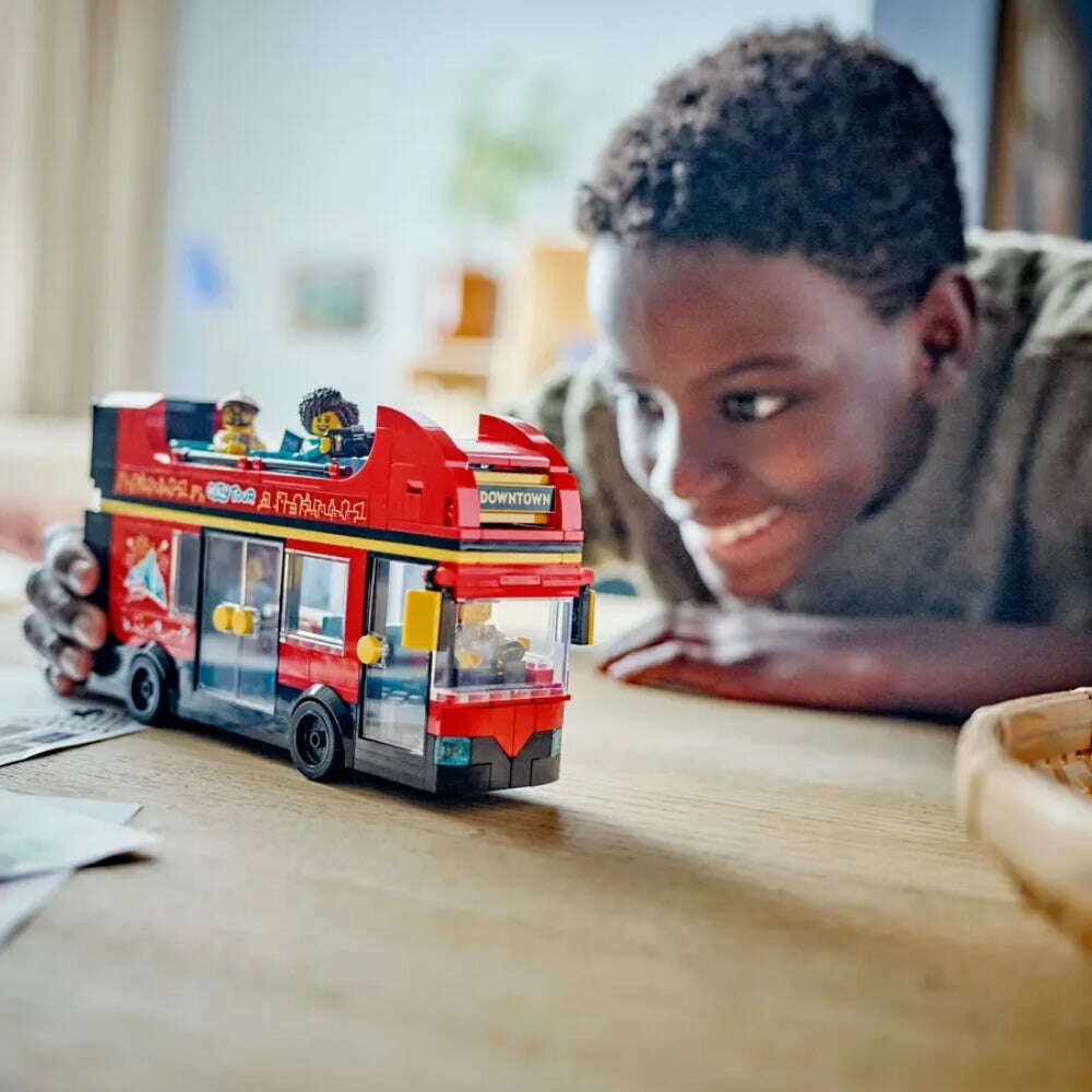 Toys N Tuck:Lego 60407 City Red Double-Decker Sightseeing Bus,Lego City