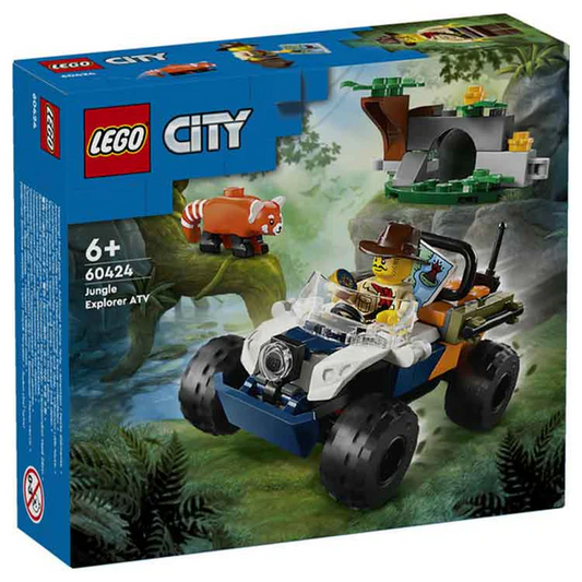 Toys N Tuck:Lego 60424 City Jungle Explorer ATV Red Panda Mission,Lego City