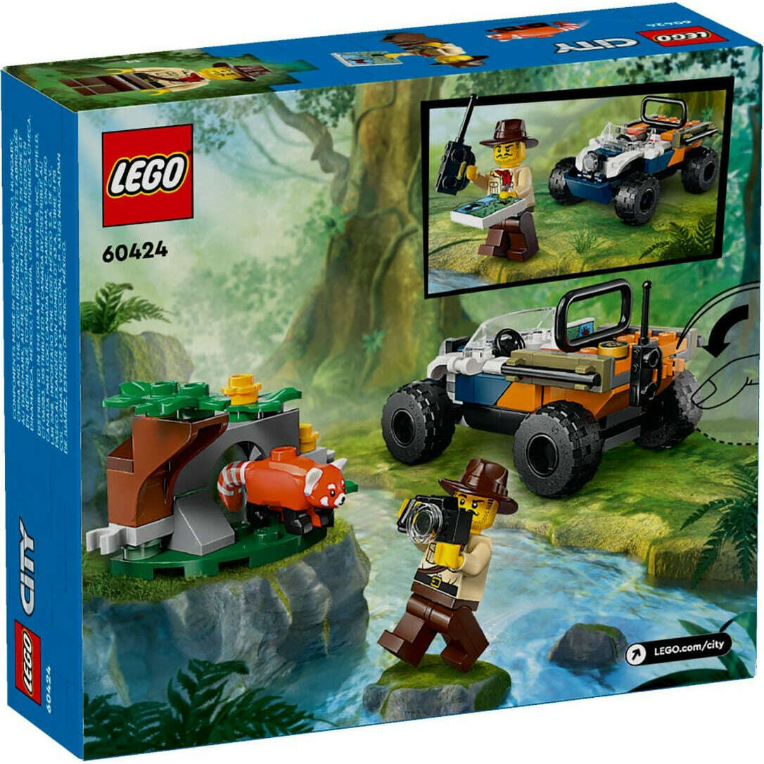 Toys N Tuck:Lego 60424 City Jungle Explorer ATV Red Panda Mission,Lego City