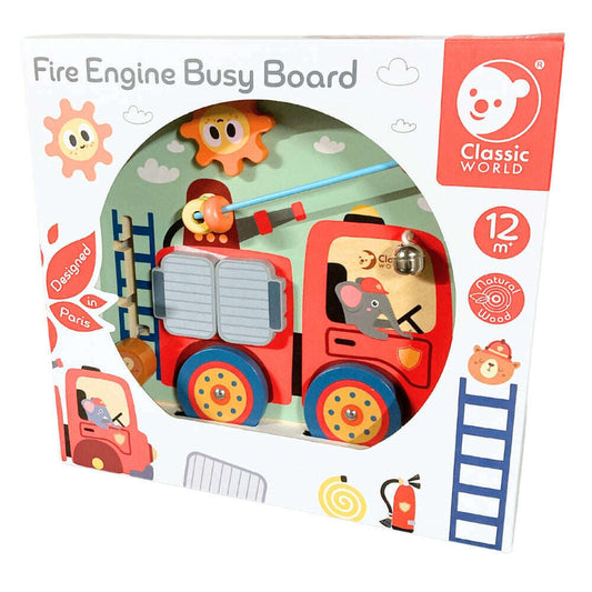 Toys N Tuck:Classic World Fire Engine Busy Board,Classic World