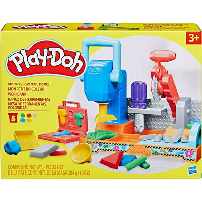 Toys N Tuck:Play-Doh Stamp & Saw Tool Bench Playset,Play-Doh