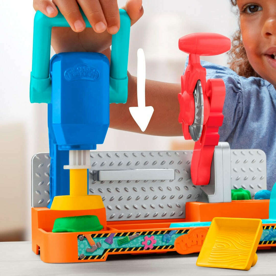 Toys N Tuck:Play-Doh Stamp & Saw Tool Bench Playset,Play-Doh