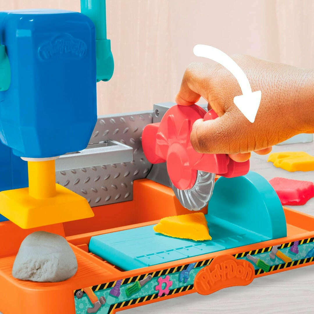 Toys N Tuck:Play-Doh Stamp & Saw Tool Bench Playset,Play-Doh