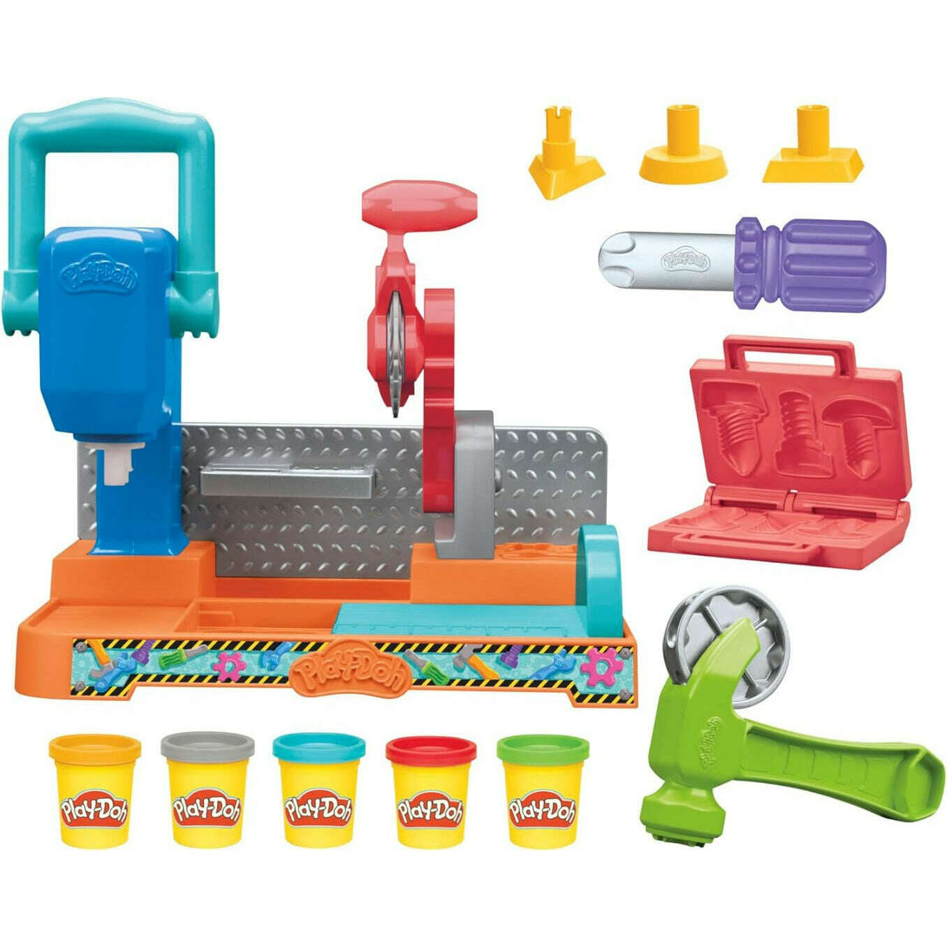 Toys N Tuck:Play-Doh Stamp & Saw Tool Bench Playset,Play-Doh