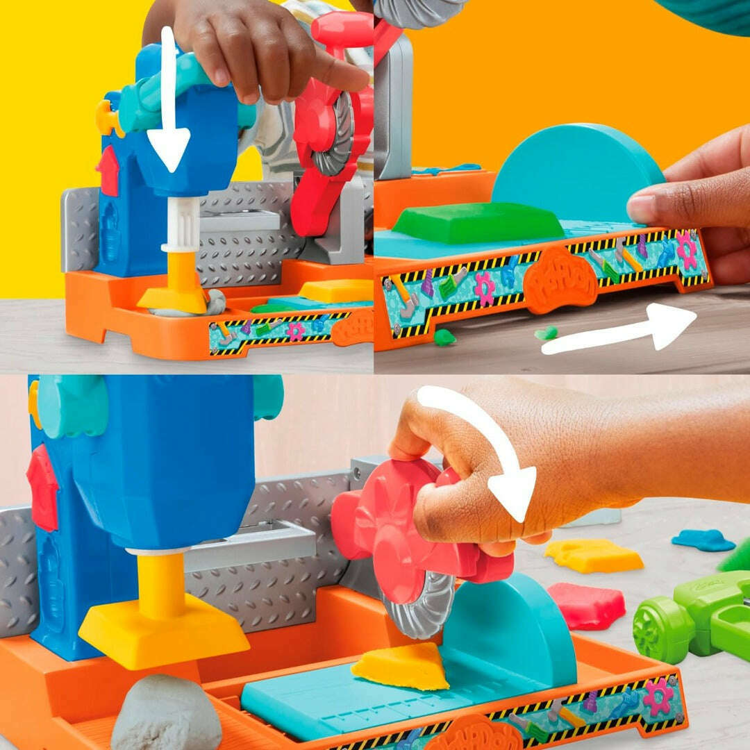 Toys N Tuck:Play-Doh Stamp & Saw Tool Bench Playset,Play-Doh