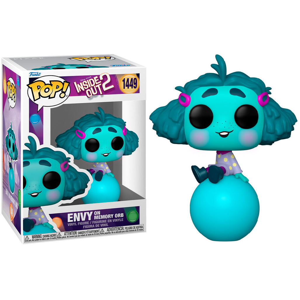 Toys N Tuck:Pop! Vinyl - Disney Inside Out 2 - Envy On Memory Orb 1449,Disney