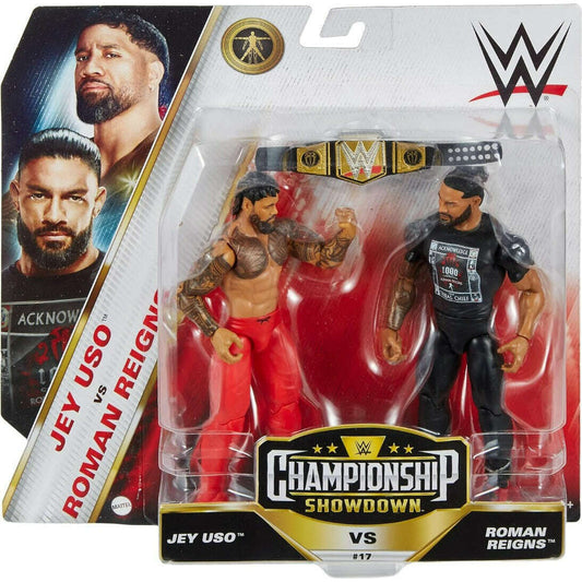 Toys N Tuck:WWE Action Figure - Championship Showdown Series #17 - Jey Uso VS Roman Reigns,WWE