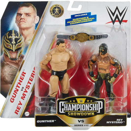 Toys N Tuck:WWE Action Figure - Championship Showdown Series #17 - Gunther VS Rey Mysterio,WWE