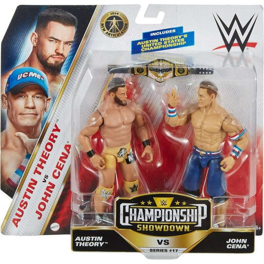 Toys N Tuck:WWE Action Figure - Championship Showdown Series #17 - Austin Theory VS John Cena,WWE