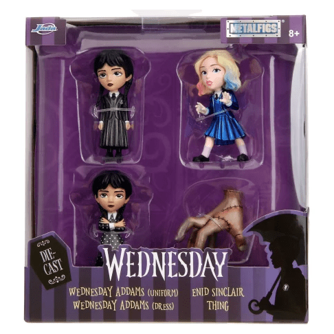 Toys N Tuck:Jada 2.5 inch Metalfigs Wednesday 4 Pack,Wednesday