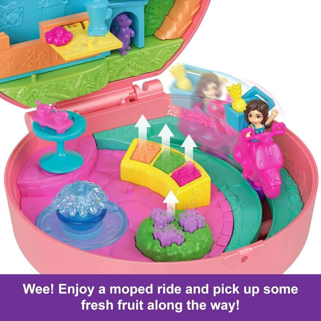 Toys N Tuck:Polly Pocket Adventure Moped Compact,Polly Pocket