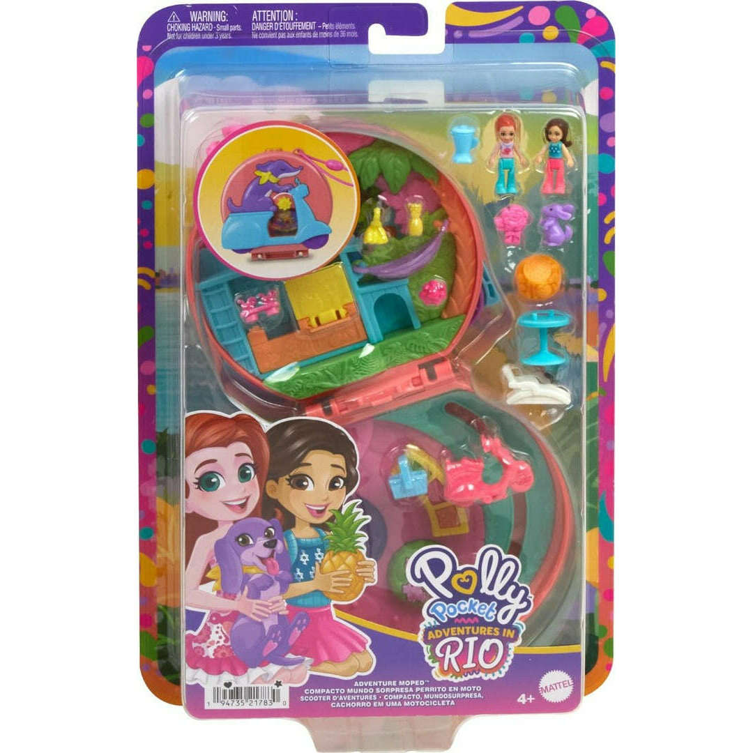 Toys N Tuck:Polly Pocket Adventure Moped Compact,Polly Pocket