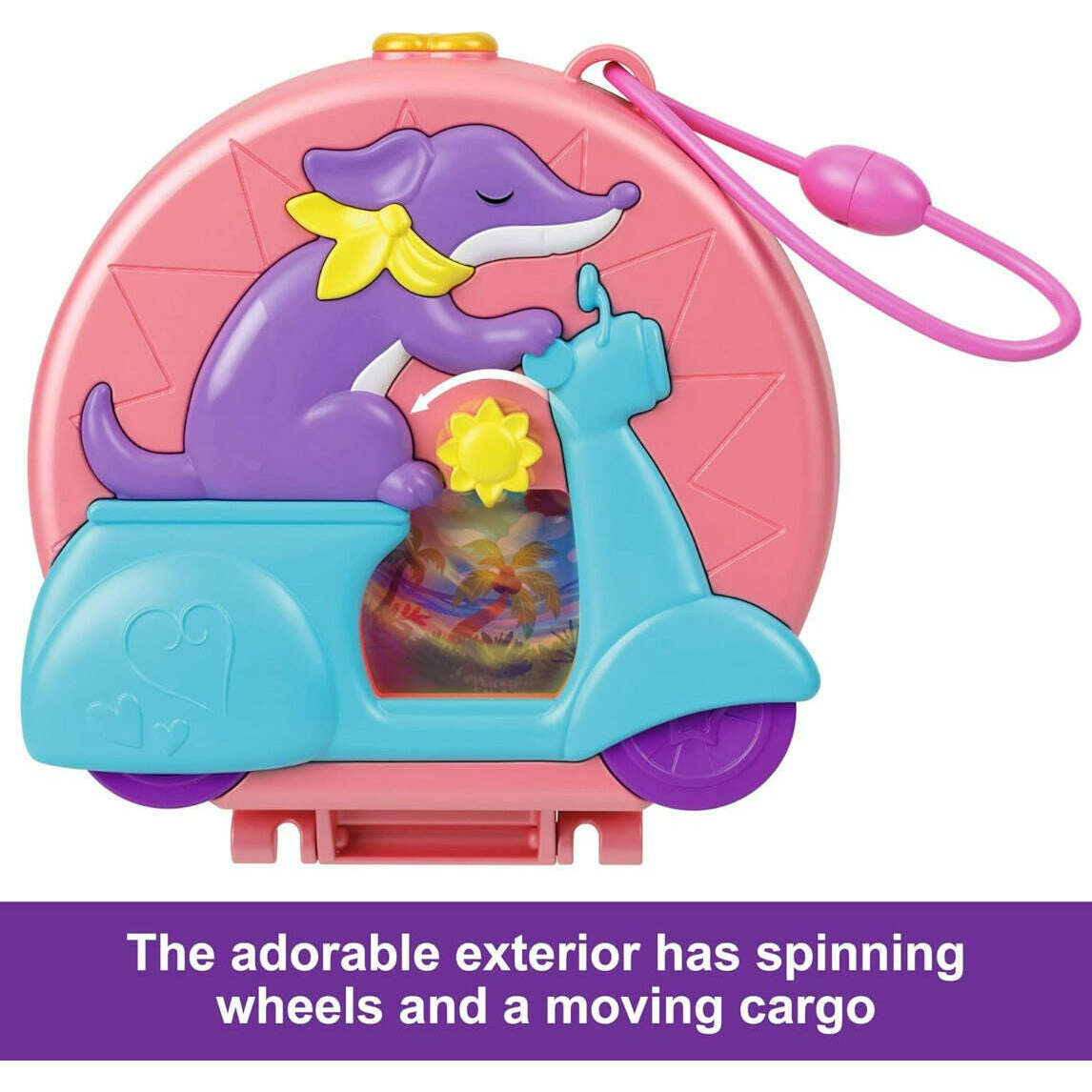 Toys N Tuck:Polly Pocket Adventure Moped Compact,Polly Pocket