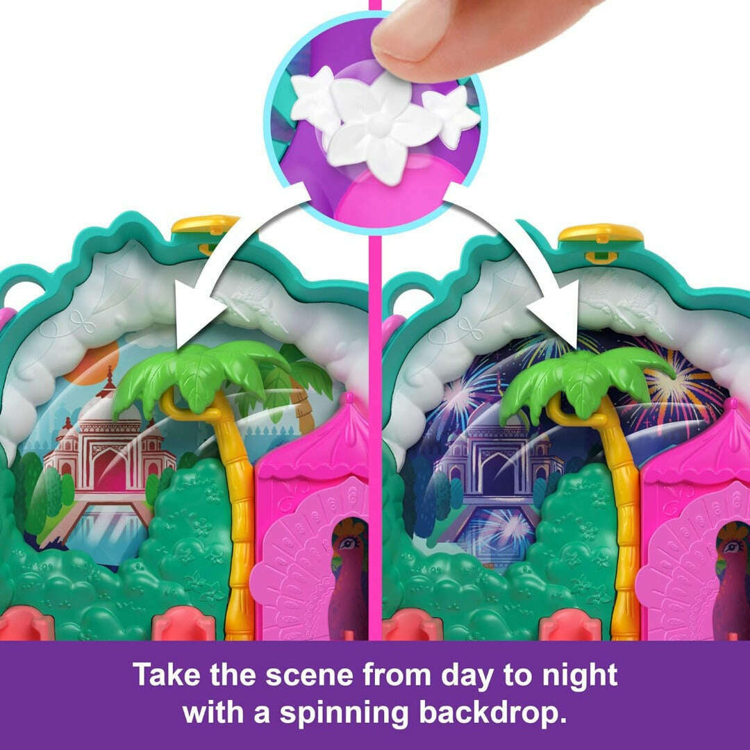 Toys N Tuck:Polly Pocket Peacock Garden Compact,Polly Pocket