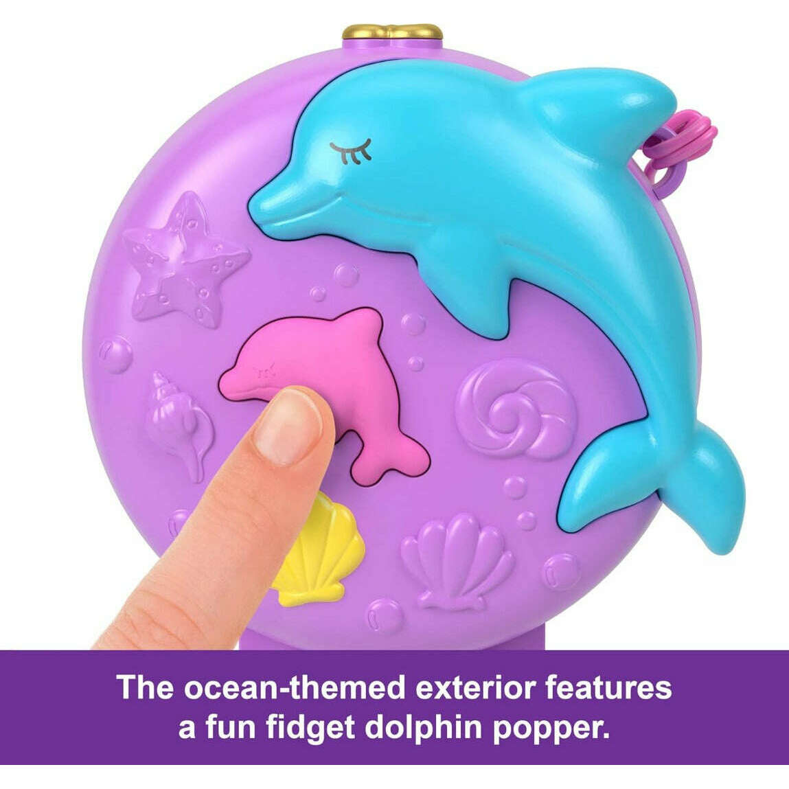 Toys N Tuck:Polly Pocket Dolphin Rescue & Play Compact,Polly Pocket