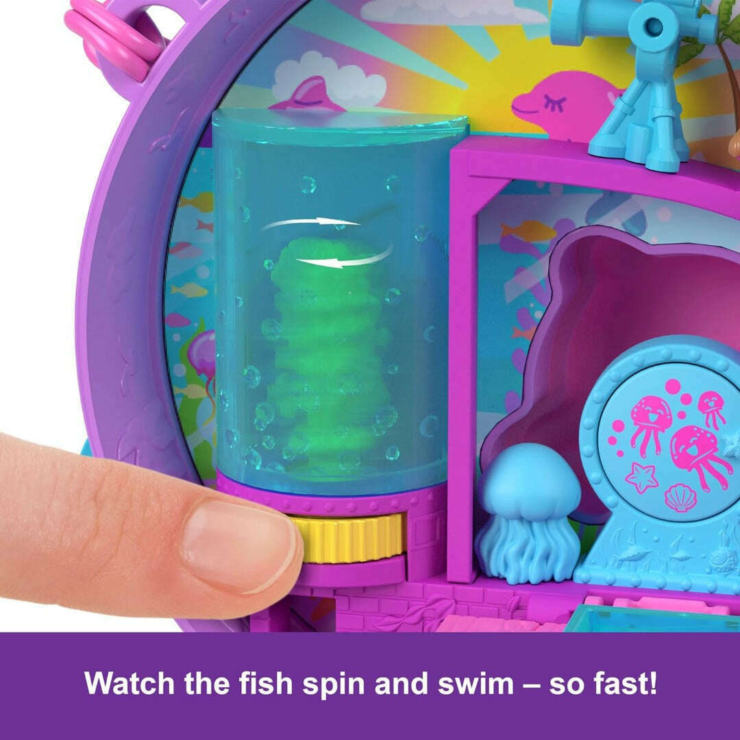 Toys N Tuck:Polly Pocket Dolphin Rescue & Play Compact,Polly Pocket