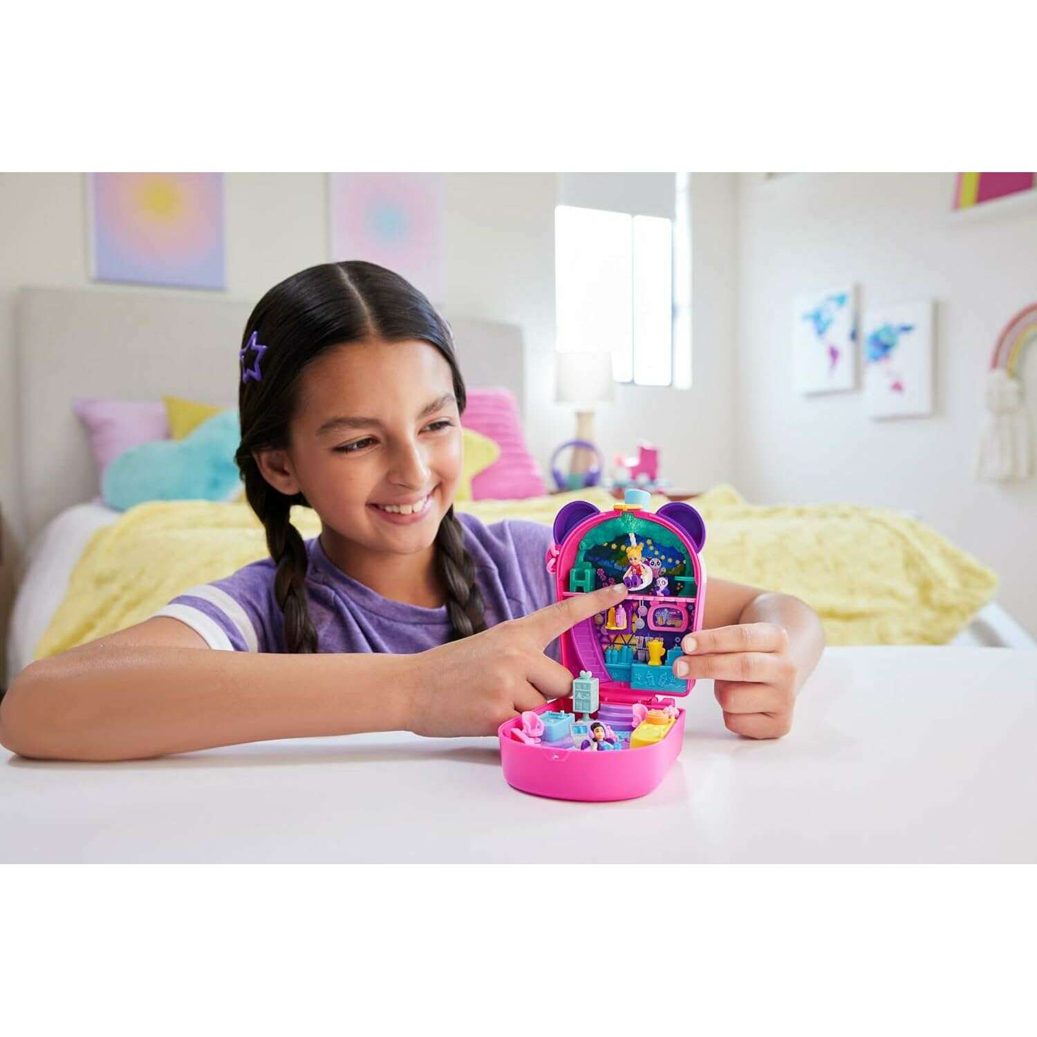 Toys N Tuck:Polly Pocket Bubble Tea Panda Compact,Polly Pocket