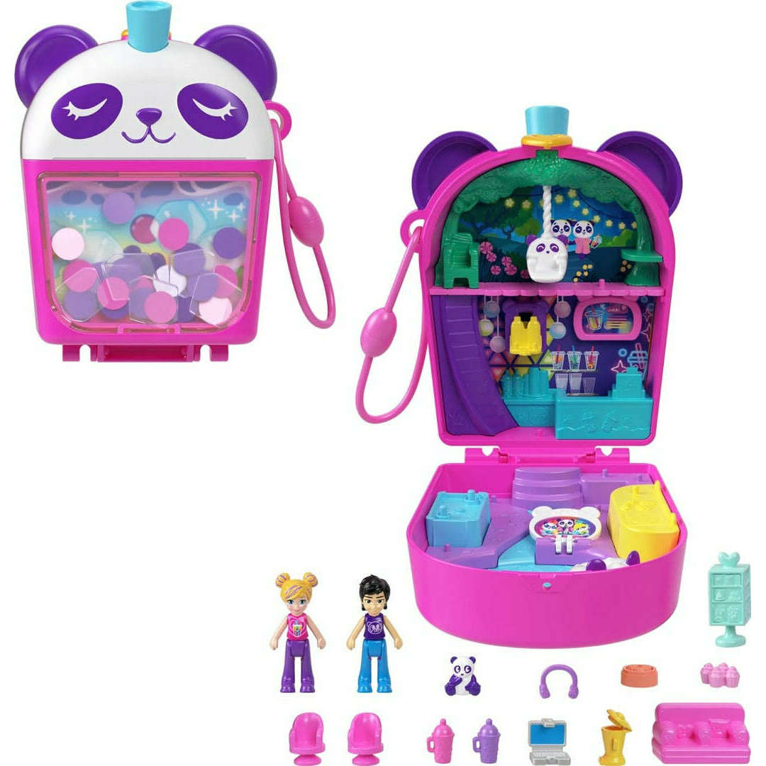 Toys N Tuck:Polly Pocket Bubble Tea Panda Compact,Polly Pocket