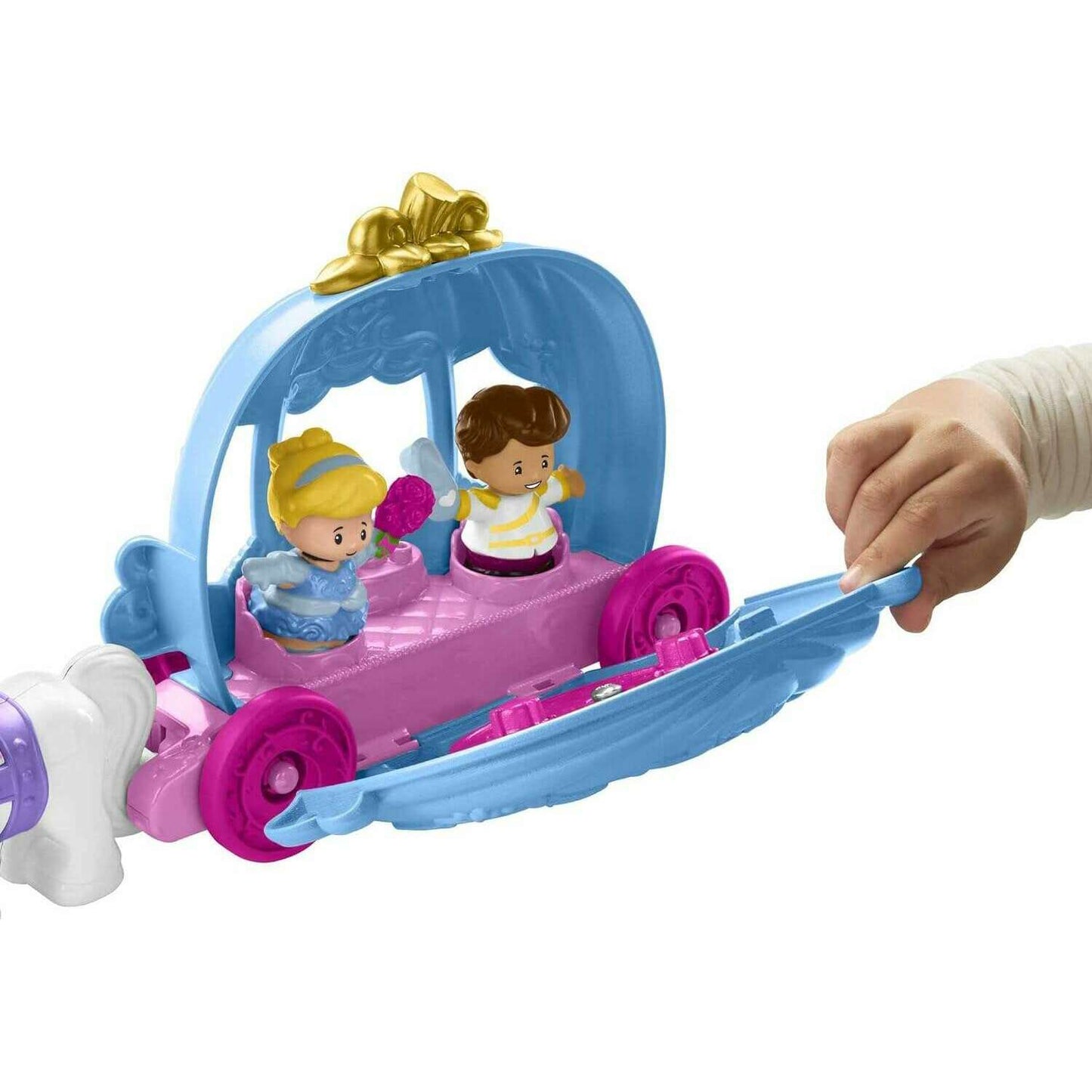 Toys N Tuck:Fisher-Price Little People Disney Princess Cinderella's Dancing Carriage,Little People